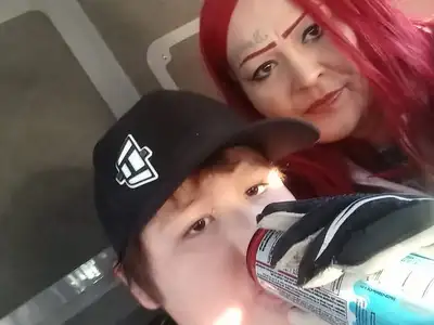 Mom and son
