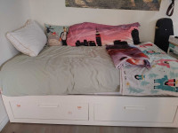 Twin bed matress and frame