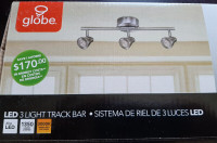 Globe LED 3 Light Track Bar - Brand New in sealed box