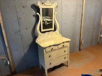 Antique Dresser with Mirror
