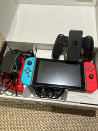 Nintendo Switch Console with Pro Controller and Games