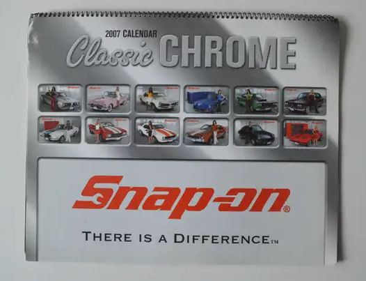 SNAP-ON 2007 Classic Chrome Calendar Muscle Cars dans Art et objets de collection  à Drummondville - Image 4