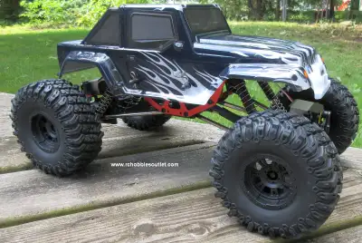NEW HSP 1/10 SCALE 4WD RC ROCK CRAWLER WITH 4 WHEEL STEERING ( 4 modes) -- Twin Locker Differentials...