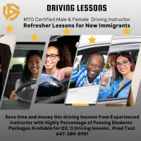 Driving Lessons from Experienced Driving Instructor-Mississauga