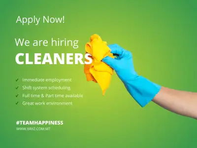 ️ Job Opportunities – Evening Cleaning (Oakville & Mississauga) Position 1: Gym Cleaner Location & S...