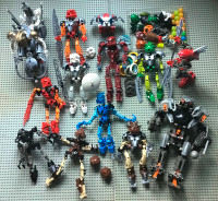 Lego Bionicles Lot of 13 • Exo Toa • Takanuva • bonus extra mask