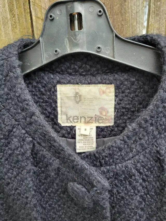 Vintage Kenzie knitted coat. A classic design size small in Women's - Tops & Outerwear in Windsor Region - Image 3