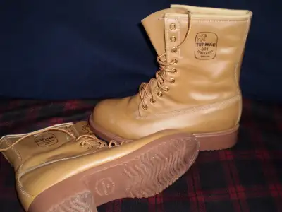 TUF MAC 891 Leather Work Boots, Steel Toe, View more