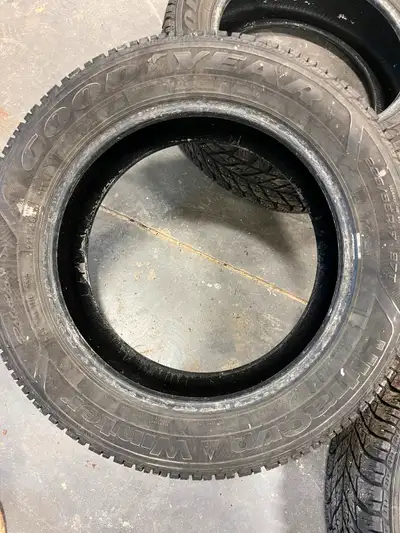 Good year winter tire look really good and have a good amount of life left in them I would say that...