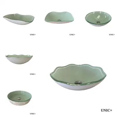 Brand new tempered glass with base white coating on sale., View more
