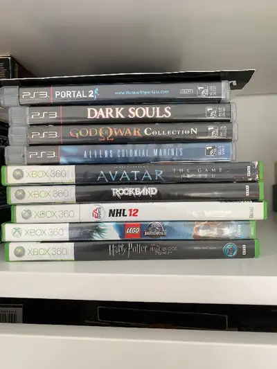SONY PLAYSTATION 3 GAMES and MICROSOFT XBOX 360 GAMES PS3 lots +, View more