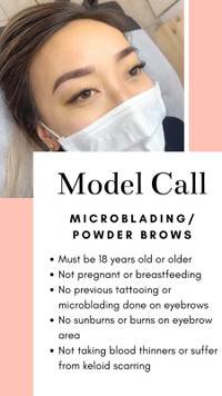 Ombré Powder Brow Models Needed 
