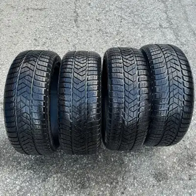 BRAND: Pirelli Sottozero 3 18" Winter / Snow Tires SIZE: 4x 225 45 18 QUANTITY: *4 TIRES* FITS: Merc...