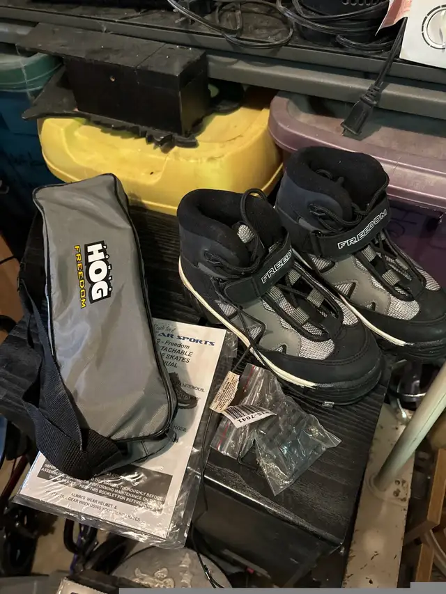Brand New Detachable In-Line Skates - Size 4 in Skates & Blades in Calgary - Image 6