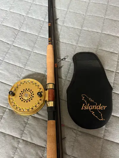 Islander reel and raven float fishing rod , View more