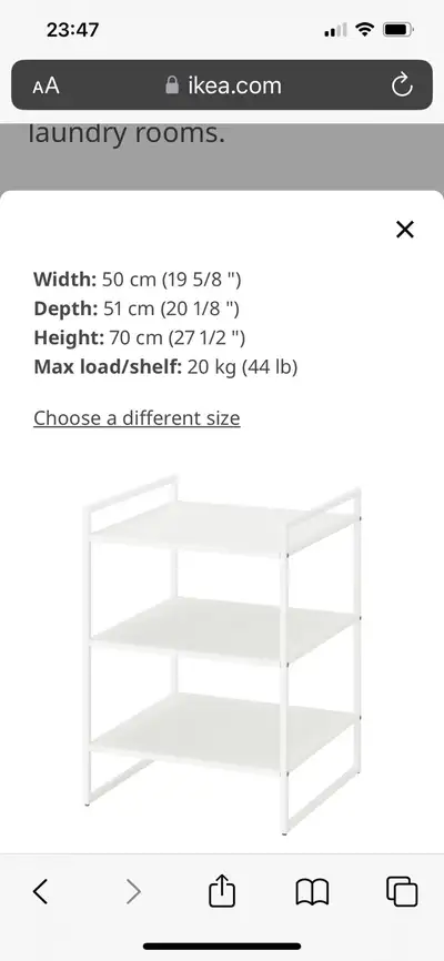 IKEA Shelf Unit - brand new , View more