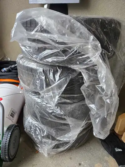 Get ready for the snowy season with these set of four winter tires, sized 205/55R16 with a 5x100mm b...