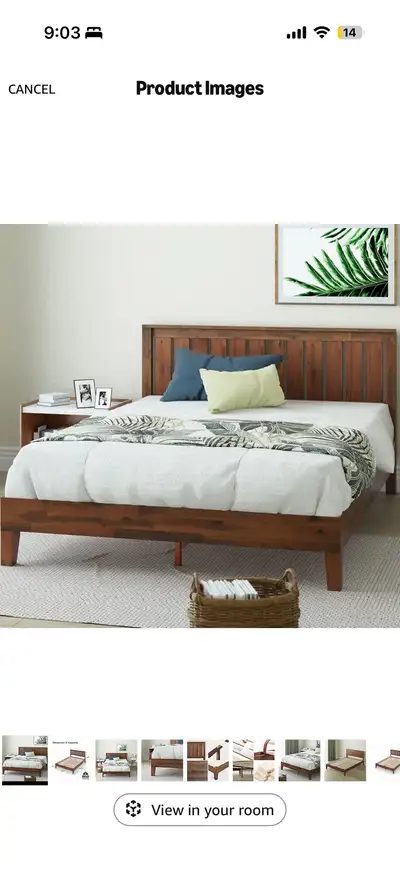 Great condition, highly rated king platform bed frame. Used for one year. We’re very happy with the...