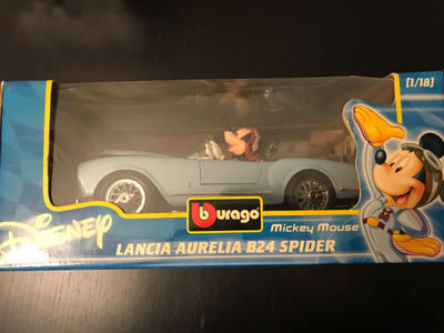 Rare Disney Bburago Diamonds Lancia Aurelia B24 Spider 1955, View more