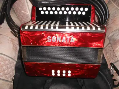 Accordéon SONATA 21 boutons et 8 basses avec sac deluxe, View more