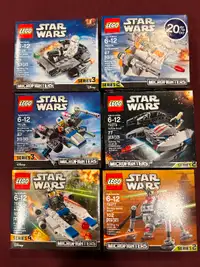 Star Wars Lego Microfightet Sets - New in Sealed Boxes