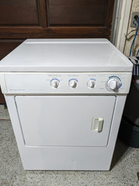 Dryer Electric Frigidaire 27-inch-wide Stackable - Like New