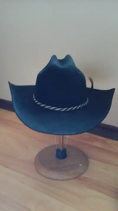Black XXXXX Stetson Felt Hat .  Size 6 7/8, View more