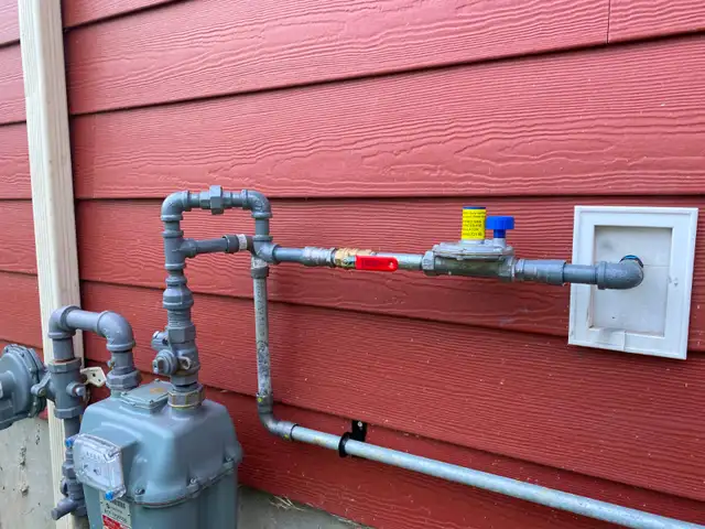Gas line for Stove and barbeque