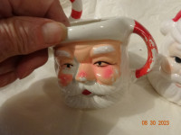 Santa Mugs, collection 4, ron gordon design 83 mark, nice