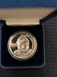 Joe Montana Silver Coin