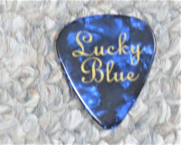 Tannis Slimmon Lucky Blue Guitar Pick