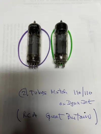6BQ5 RCA Great Britain  match pair, View more