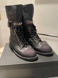 Chanel boots for women size 10 