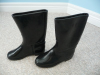 Brand New Black Rubber Boots - Child's Size 13