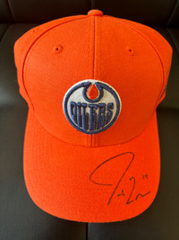 Signed Eberle Oilers hat