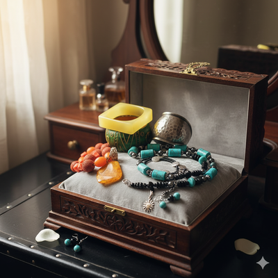 Condition - from new to very good used. Three chunky bangles bracelets - resin, metal and wood. Fit...