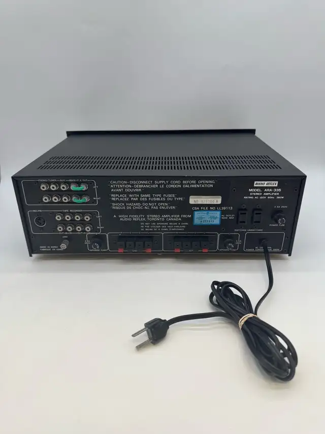 Audio Reflex ARA-335 Stereo Amplifier in Stereo Systems & Home Theatre in City of Toronto - Image 6