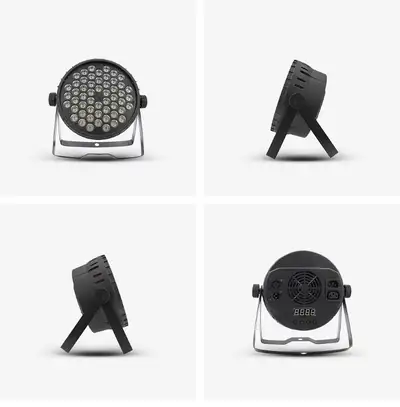 Flat Par - 54 x 3 Watt LED Slim Par Light -Very bright 162 watts, View more