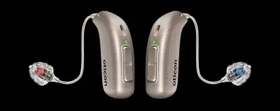 Oticon Real 2 MiniRITE R Hearing Aids. These are premium hearing aids with excellent sound quality f...