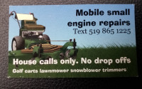 John deere riding lawnmower small engine repairs service calls