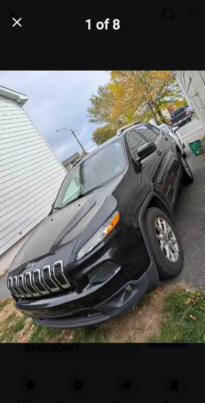 2017 JEEP CHEROKEE 4X4 SPORT EXTREMELY LOW LOW KMS ONLY 95000 ONE OWNER GARAGE KEPT SPOTLESS ORG PAI...