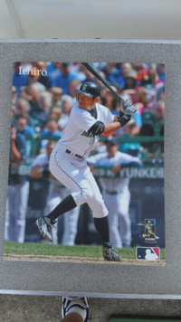 Ichiro canvas picture on wood frame