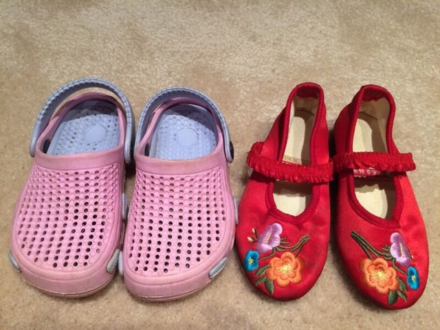 Toddler size 7 girl shoes and sandals in Clothing - 2T in London