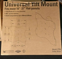 Universal Tilt Mount for 10"-37" TV/Monitor