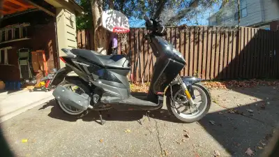 Rode for one season then stored for past 15 years. Everything there and appears to be in good shape...