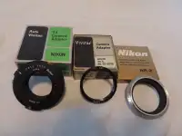NIKON Auto Vivitar caméra adapter