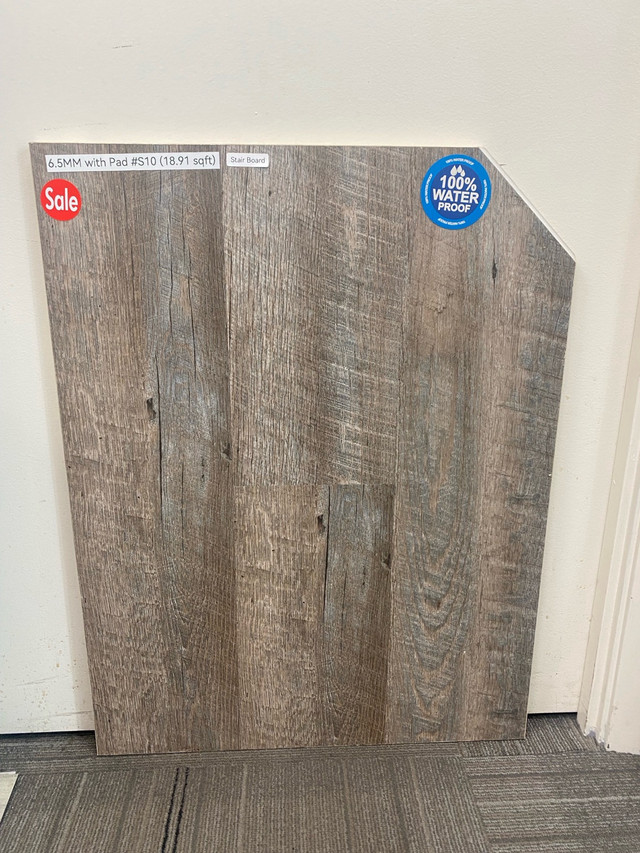 6.5MM vinyl flooring with underpad  $1.89/sqft in Floors & Walls in Markham / York Region - Image 4
