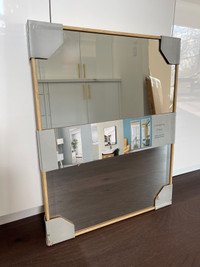 Wood mirror 23 x 37 inch