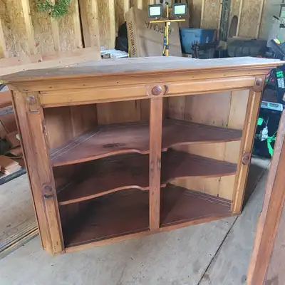 Two level antique hutch $800, View more