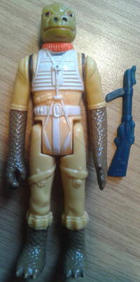 figurine Star Wars Vintage Kenner 1980 Bossk + arme/weapon